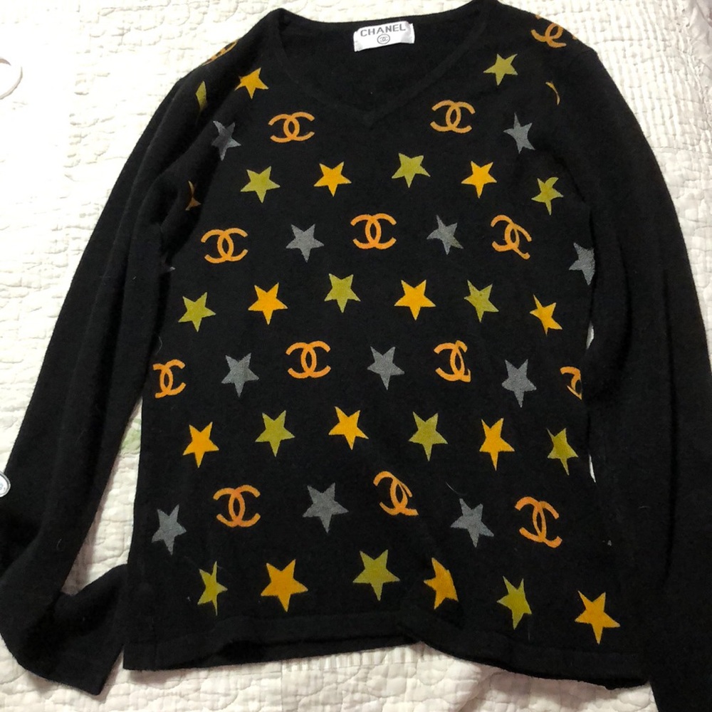 CHANEL black women’s size small sweater.
